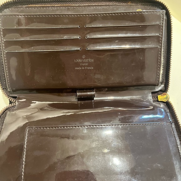 Louis Vuitton Dark Brown Embossed Wallet - Picture 6 of 14